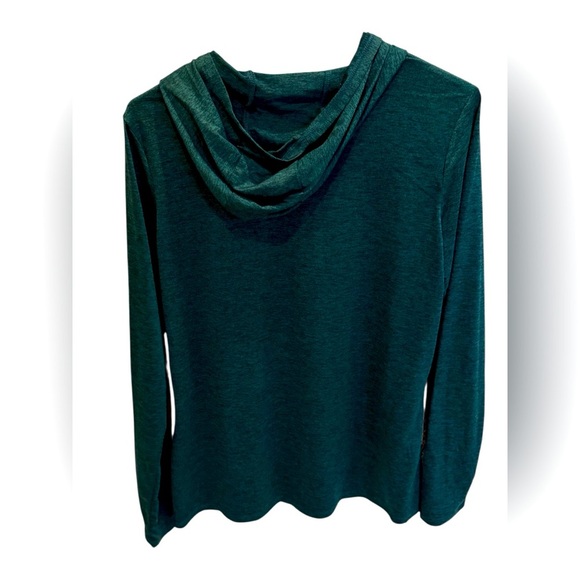 Nike Legend Dri-fit Training Hooded Hoodie Heather Green Women’s Size Medium - Picture 2 of 3